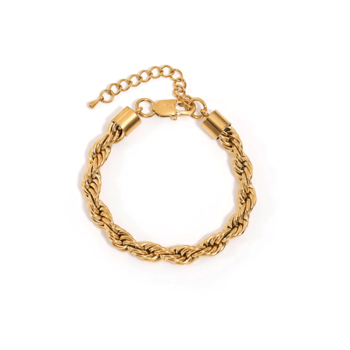 Esmeralda - 8mm Twist Bracelet Gold