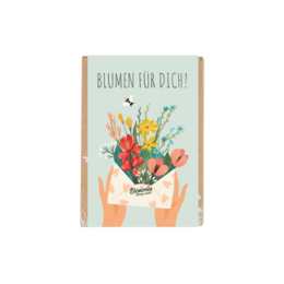 Geschenkbox Mini - Blumen - Umschlag