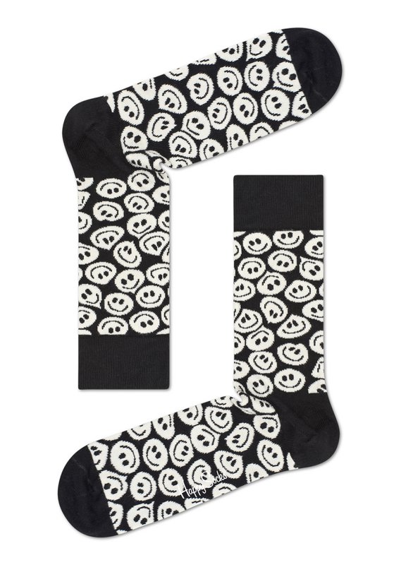 Happy Socks XBLW09-9003 Sort & hvid gaveæske