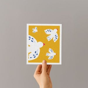 Schwammt cloth - birds - No. 1