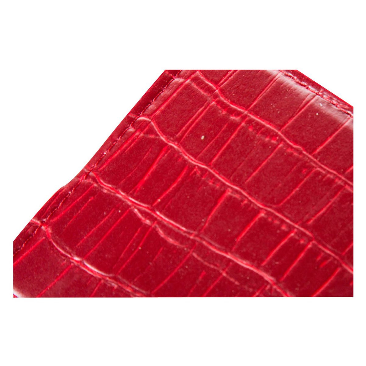 Szklane podstawki zestaw 6 czerwonych krokodyli