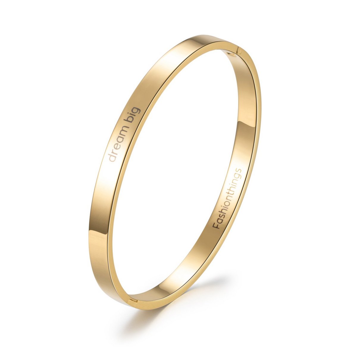 Armreif Dream Big Gold 6mm