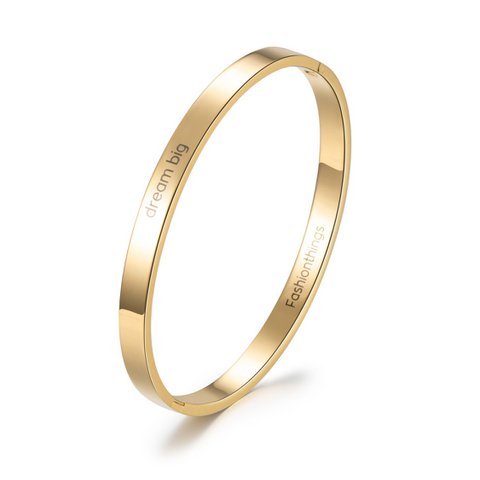 Armreif Dream Big Gold 6mm
