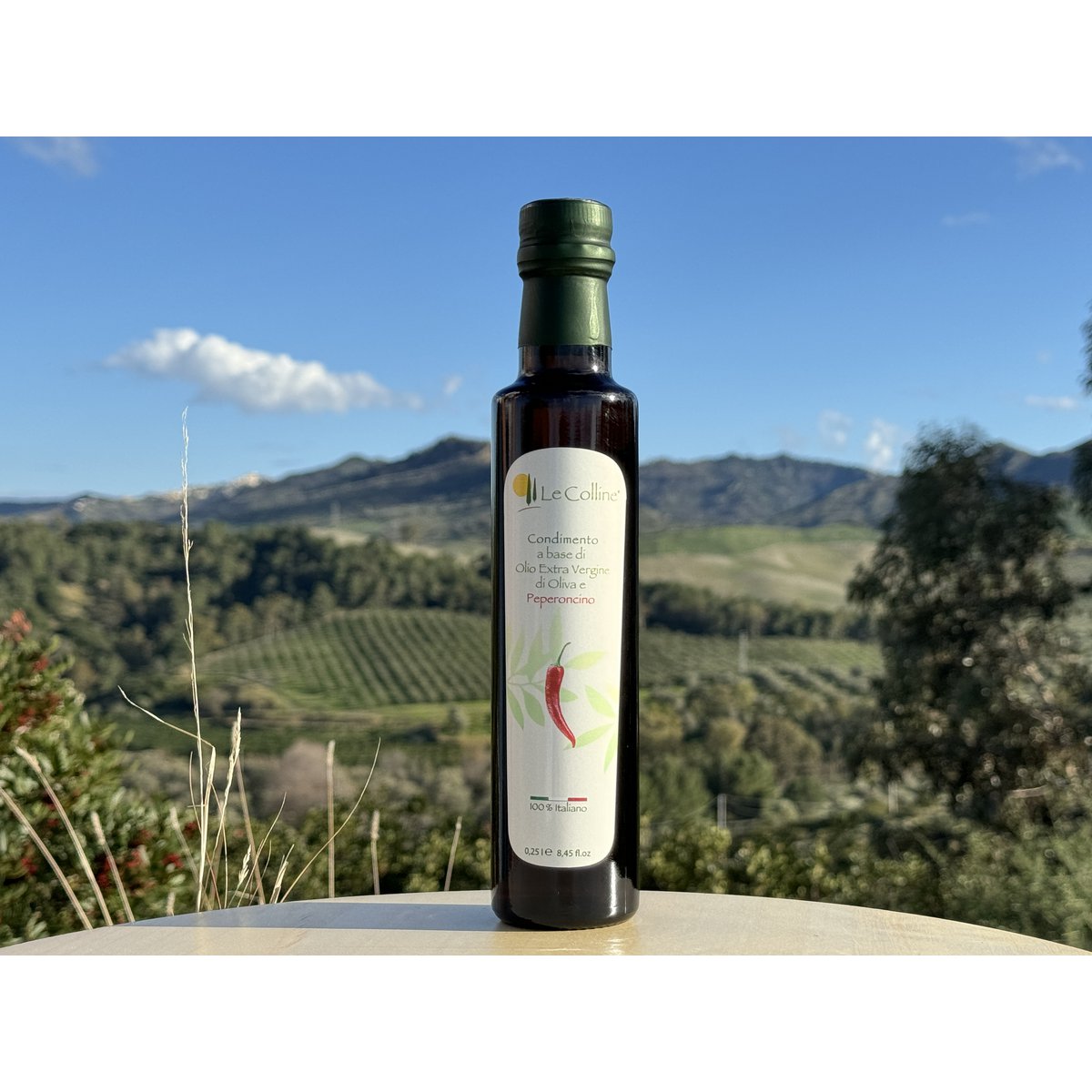 Dressing made from extra virgin olive oil & chilli 250ml
