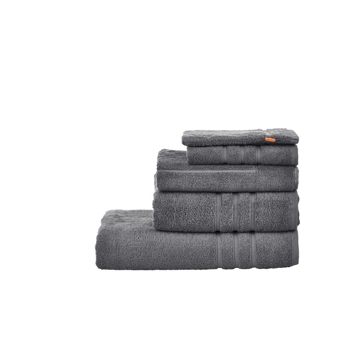 Waschhandschuh 15x20cm anthracite