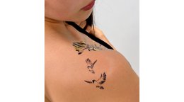 Tijdelijke tattoo: Mini Mus