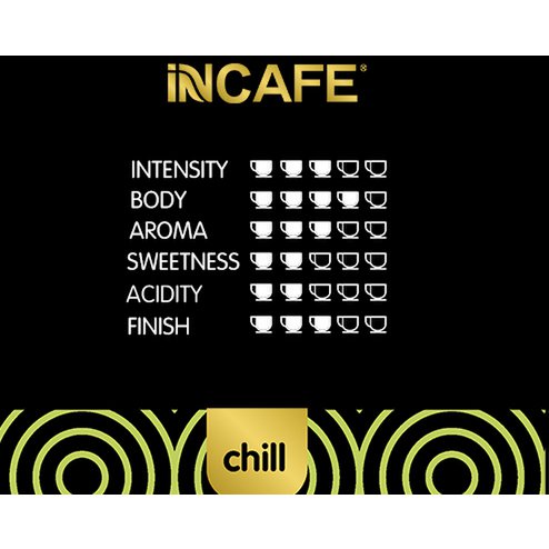 iNCAFE CHILL espresso coffee, 25 Nespresso comp. capsules