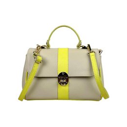 Borsa a mano in pelle italiana con 2 tasche da donna 57875