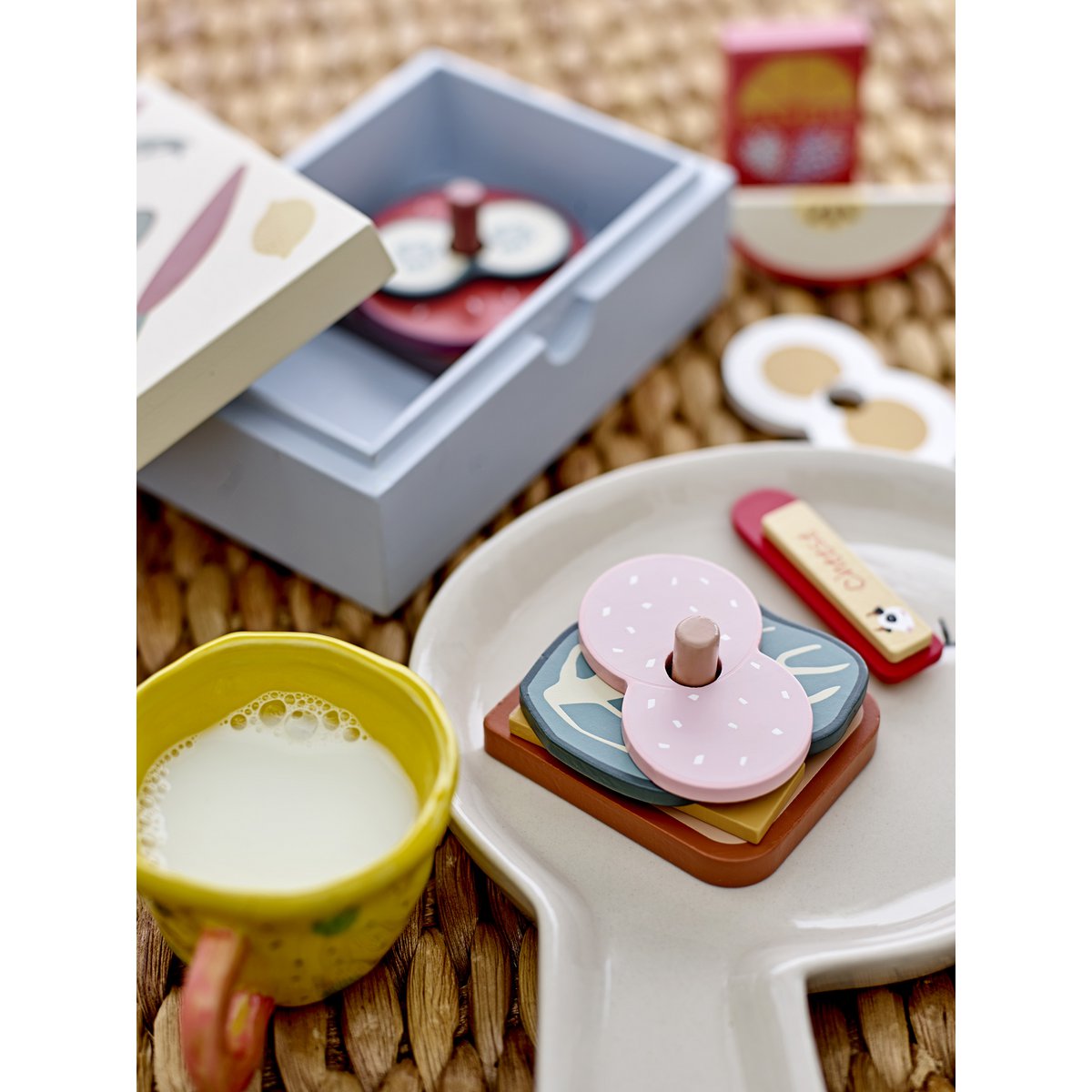 Thyra Spielset, Lunchbox, Blau, FSC® 100 %, MDF