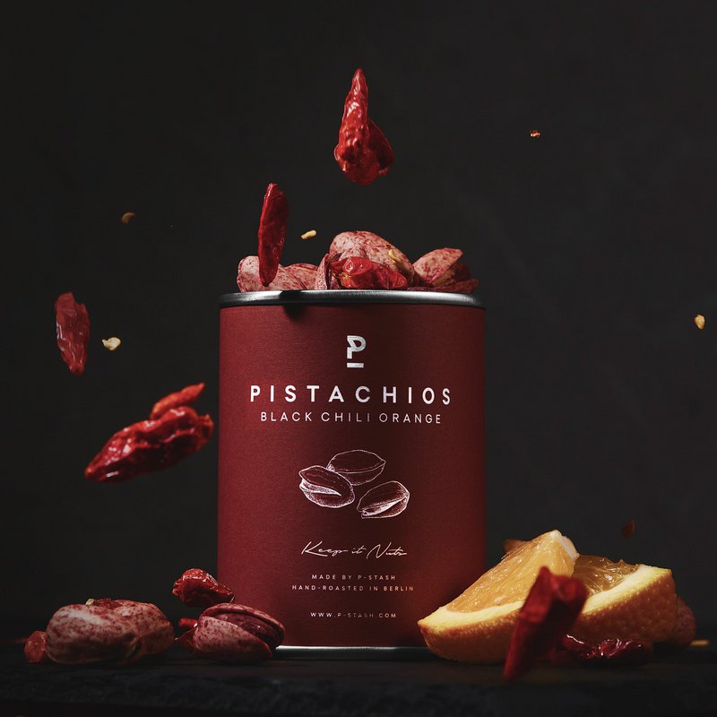12x Pistacchi - Peperoncino Arancia - Mini 50g