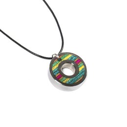 Skateboard houten lager hanger ketting, gerecycleerde skateboards en roestvrij staal, unisex