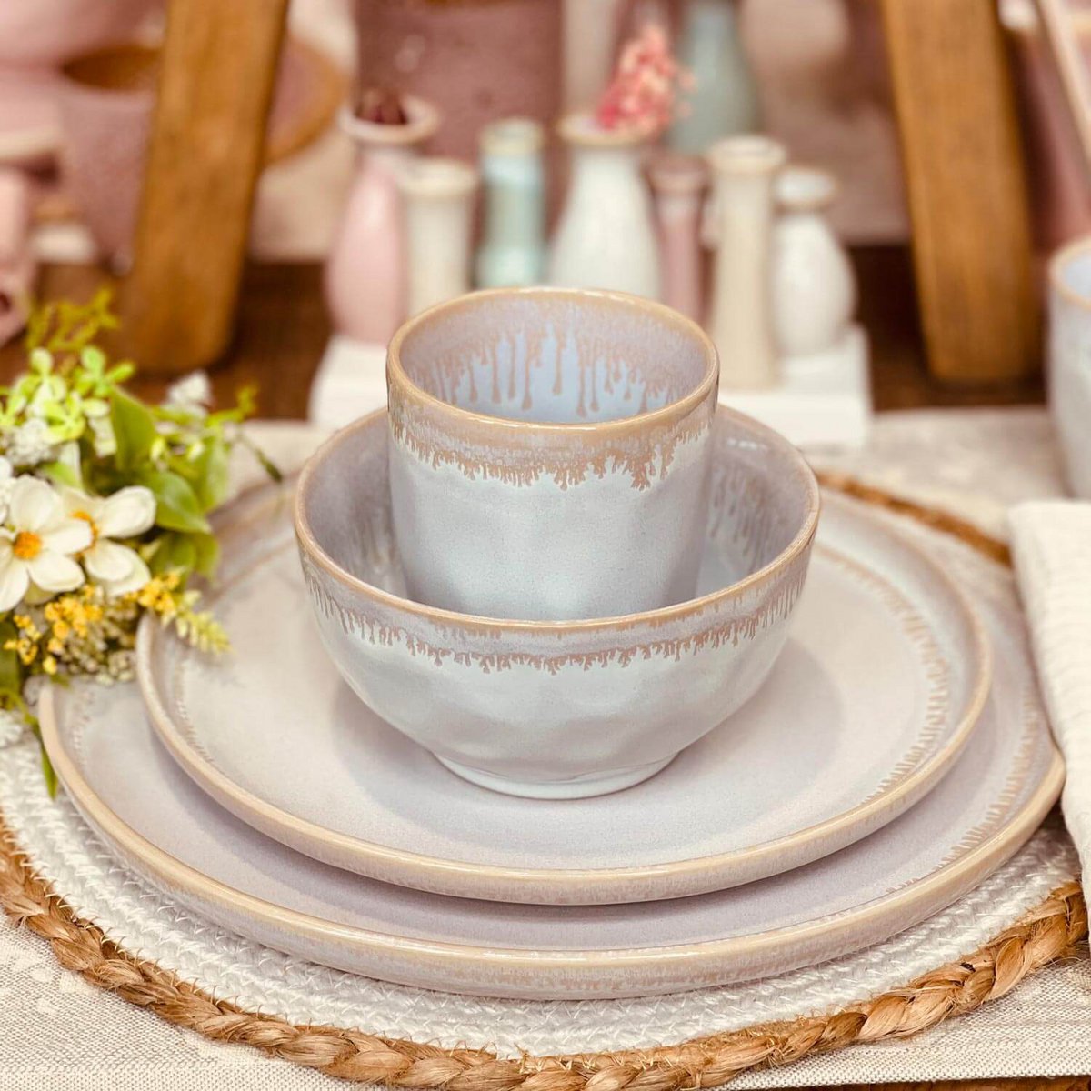 Stoneware Schälchen polarweiß