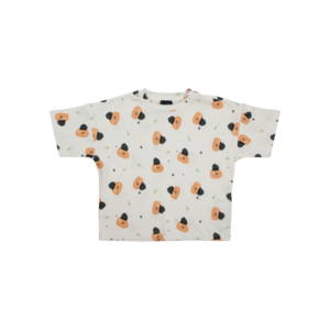 Loose fit t-shirt print peach