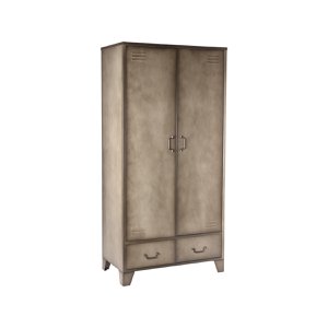 Hazer Valla storage cabinets - Vintage - Metal - 2 doors 90 x 185 x 50 cm