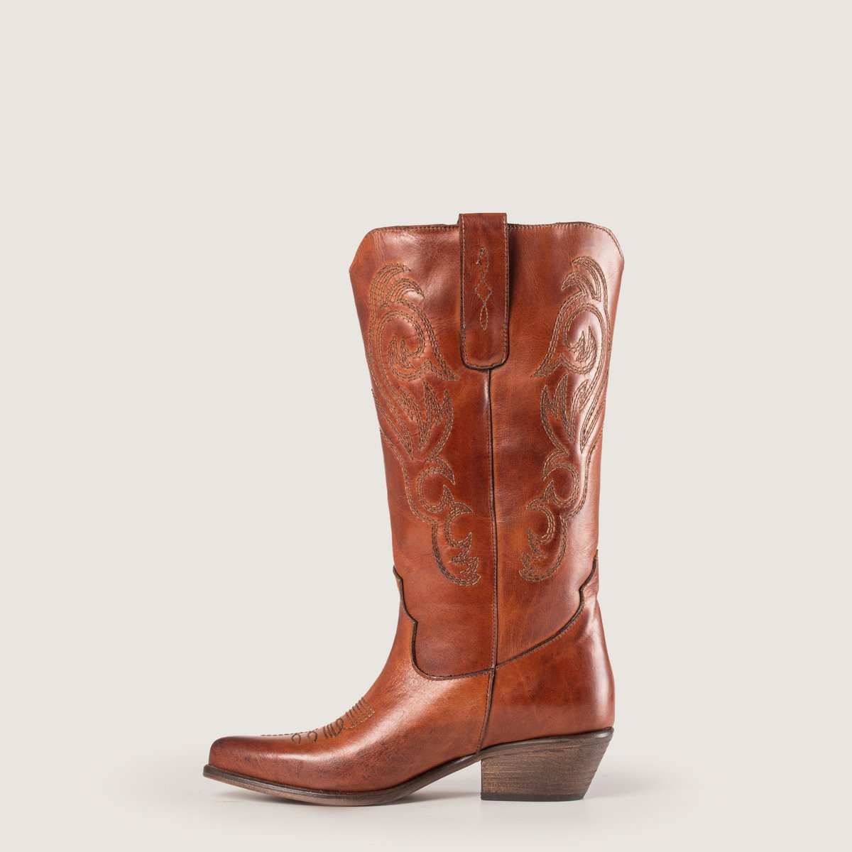 Bottes texanes Bryanna cognac