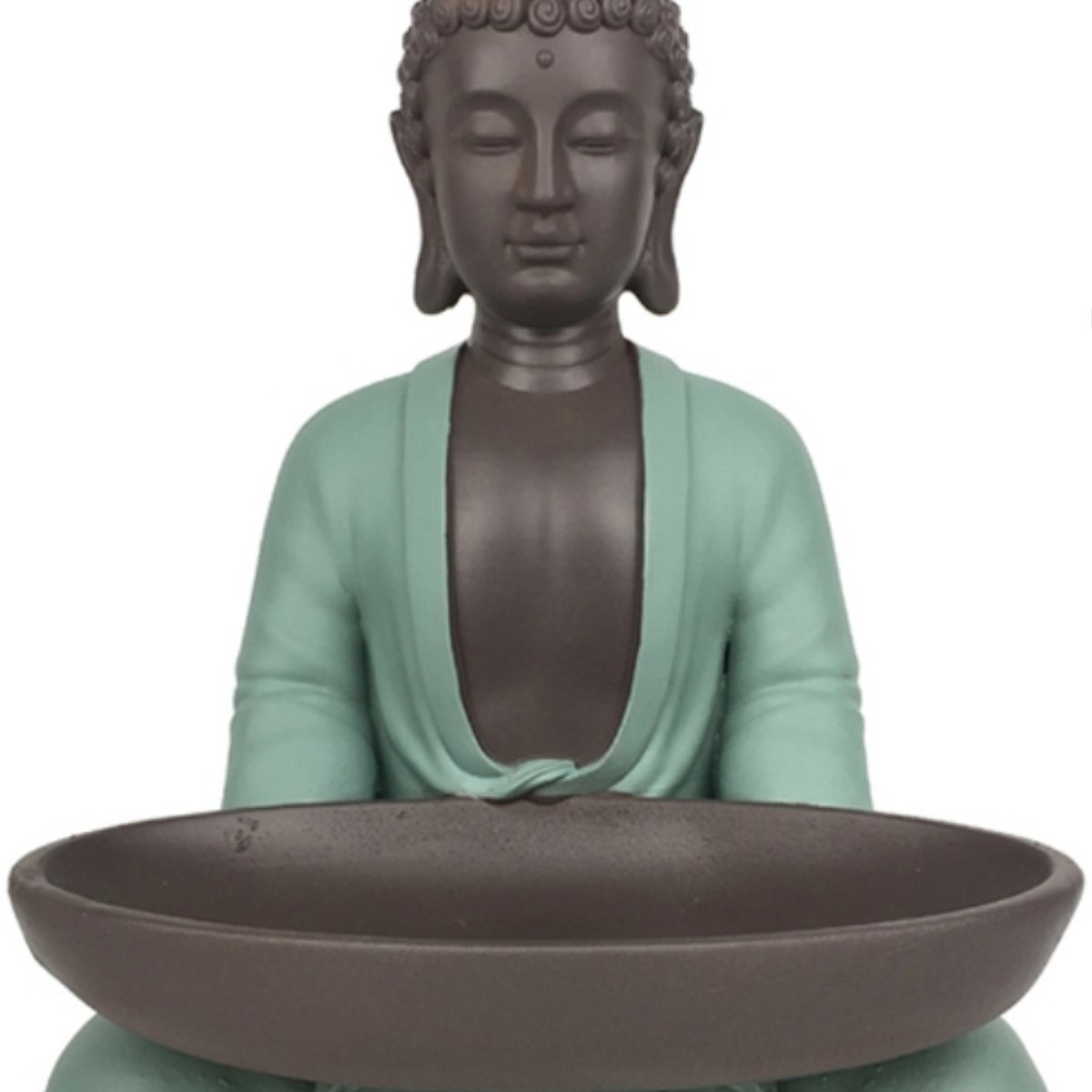 Estatua de Bodhi con plato