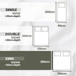 King Laden - 100% Bomuld - 150x200cm