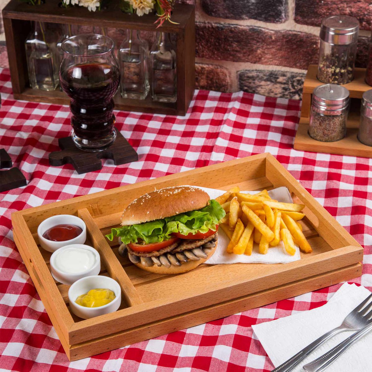 Joy Kitchen wooden tray - Brocante