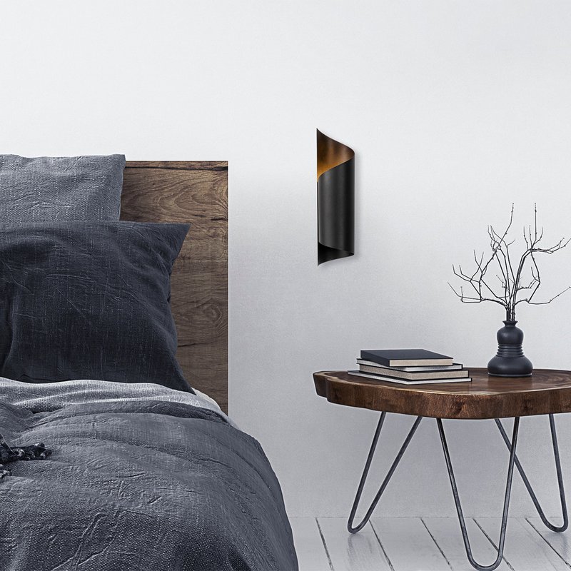 Curved Mr 838 Plastered Wall Lamp