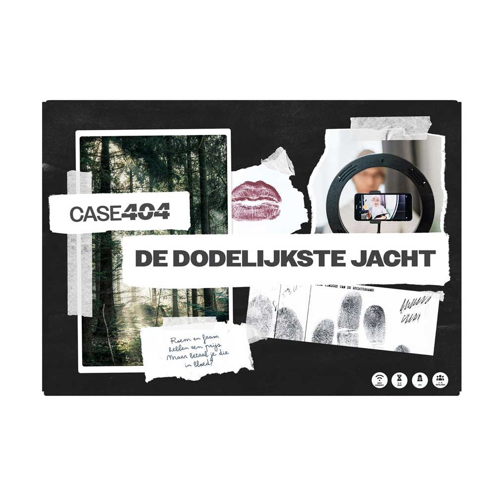 Jeu de détective "La chasse la plus meurtrière" - Case404 - Jeu de meurtre / Jeu de détective / Escape room pour la maison