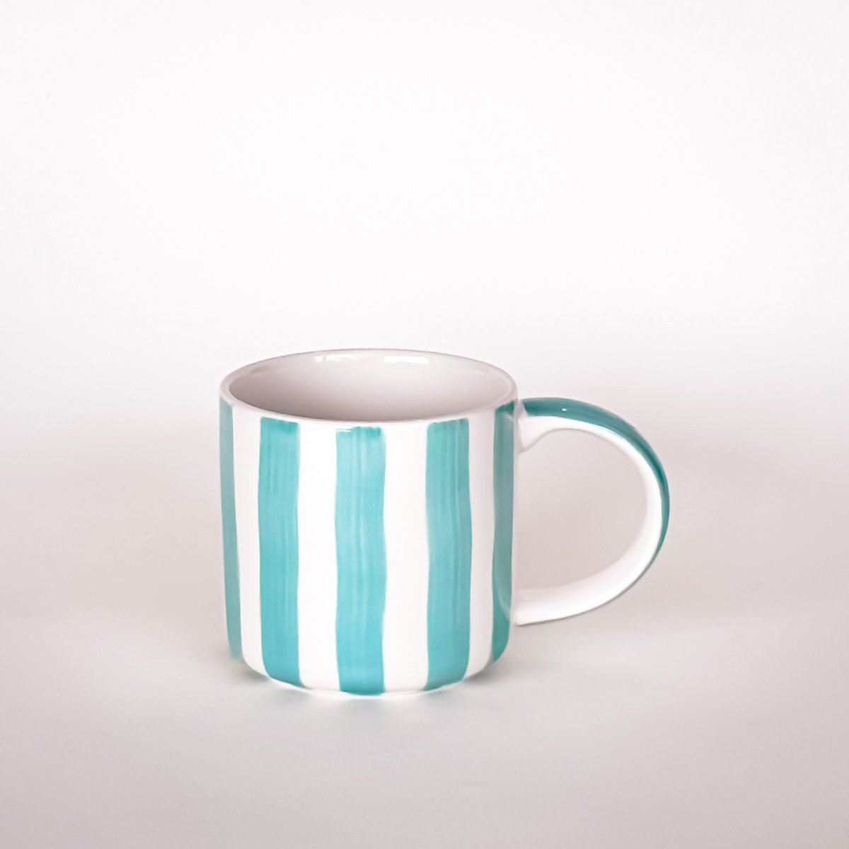 Becher Stripes – menta amalfitana