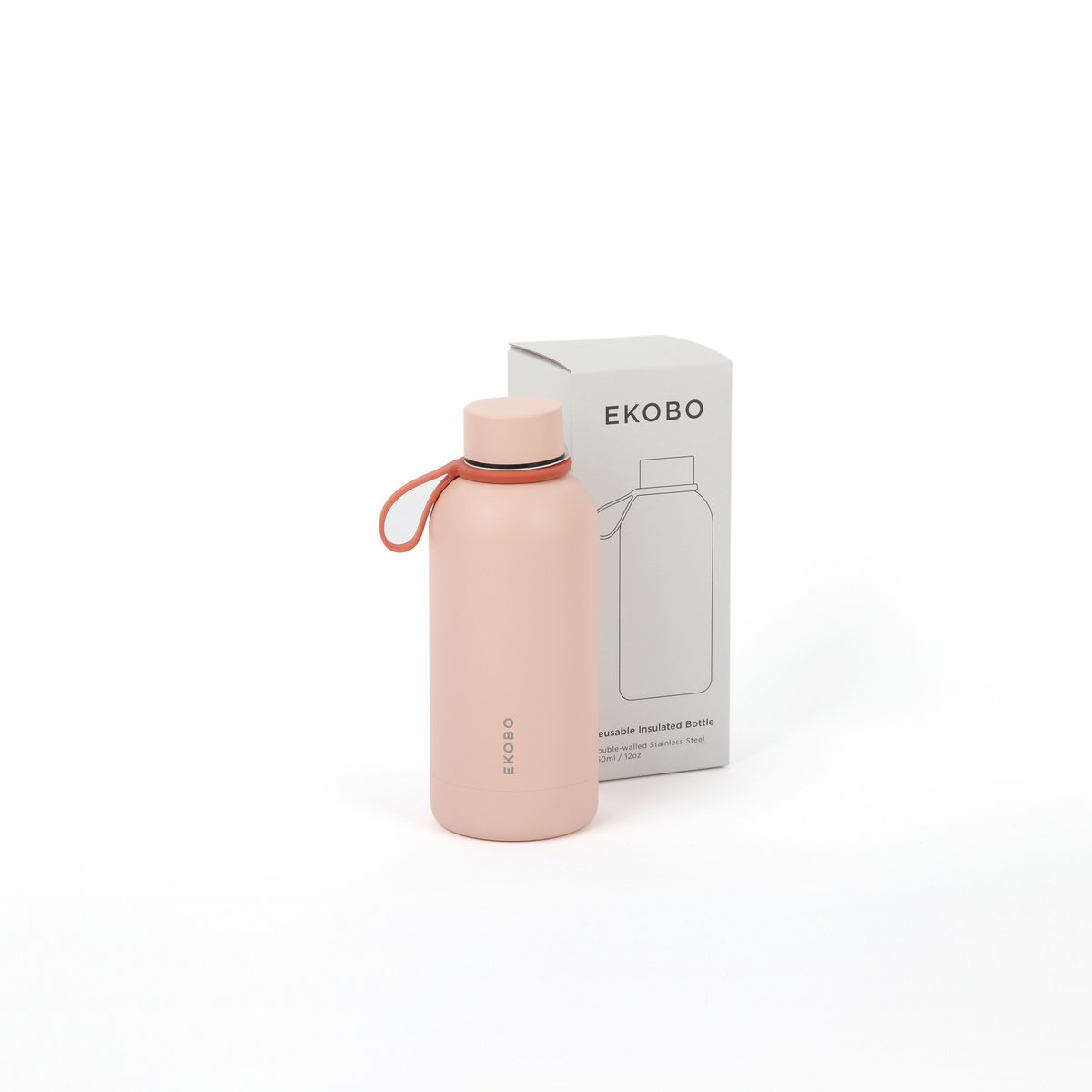 ISOLIERTE WIEDERVERWENDBARE FLASCHE 350ML - BLUSH