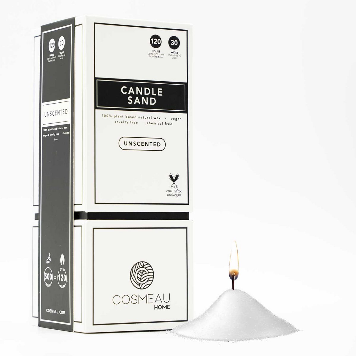 Cosmeau Sand Wax Scented Candle