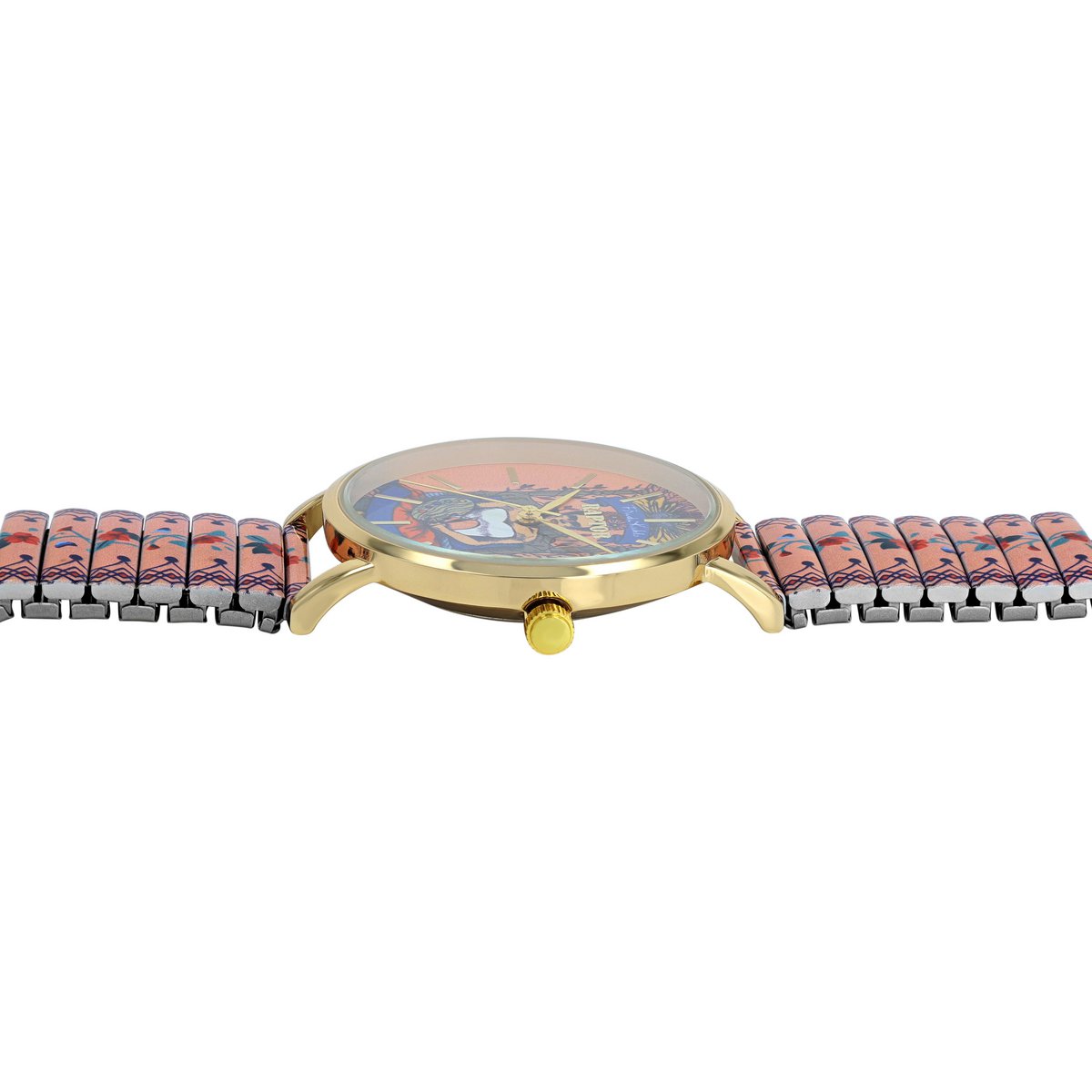 Raptor damespolshorloge "Frida Kahlo Edition" met trekkoord