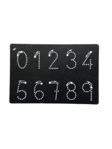 NUMBERS CHALKBOARD