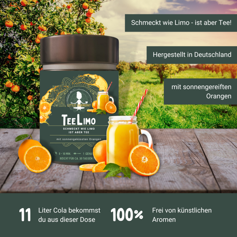 TeeLimo - Maglietta in der Teedose