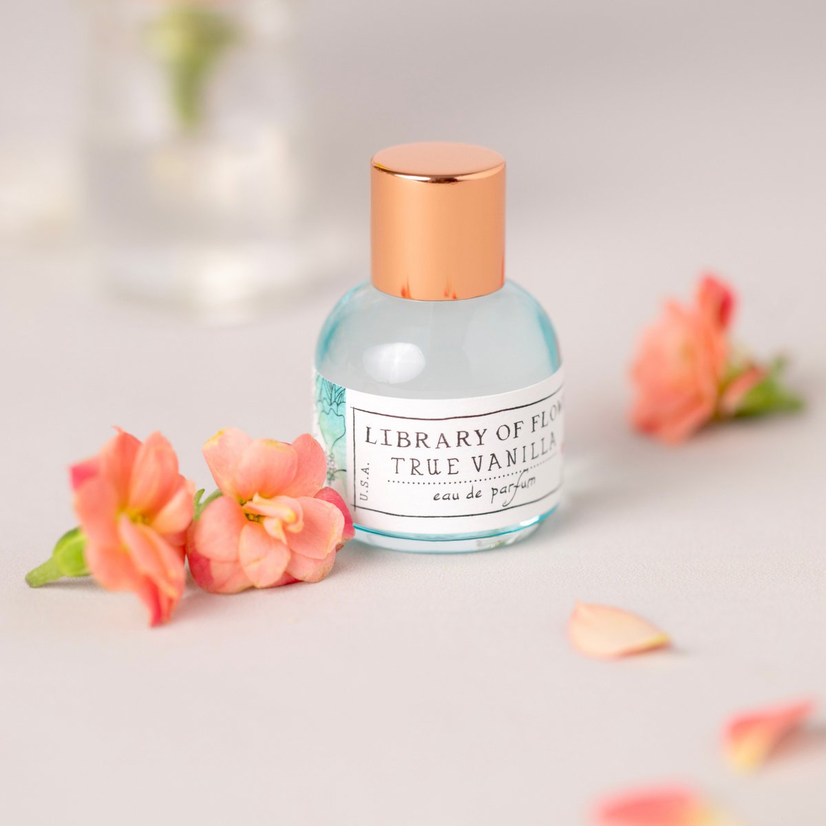 Biblioteca de flores True Vanilla Little Luxe Parfum