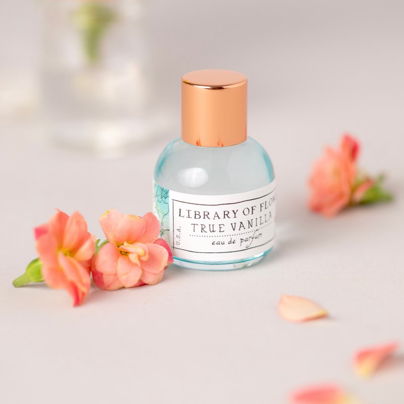 Biblioteca de flores True Vanilla Little Luxe Parfum