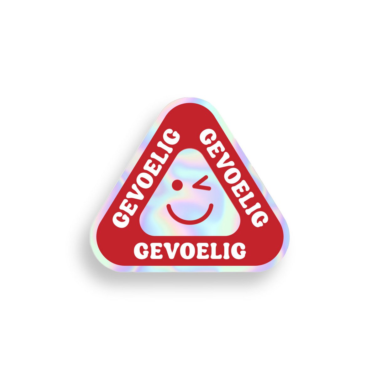 Sticker ‘Gevoelig’ - Holografisch
