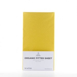 Mustard Organic Fitted Sheet