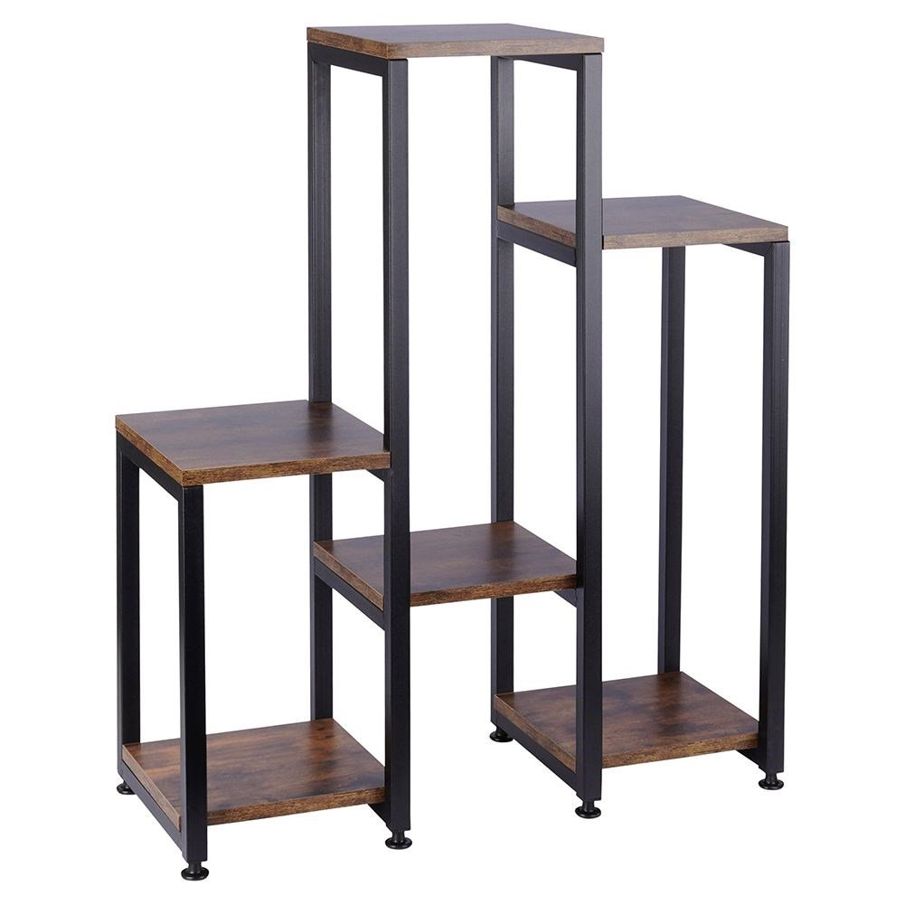 Plantstandaard metaal 6-niveau 80 cm
