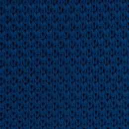 Midnight blue knitted tie