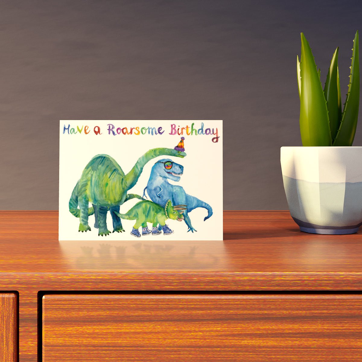 Roarsome Birthday Card