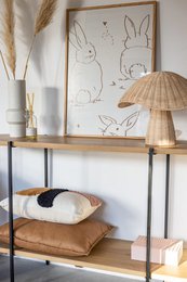 Boletus, natural mushroom table lamp