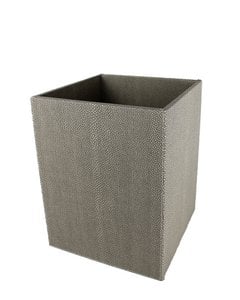 Waschin basket ray gray garbage bin synthetic leather leather