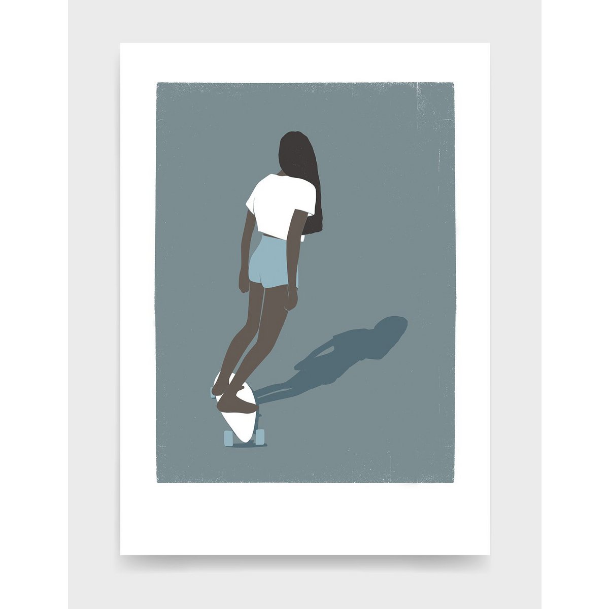 Fille de planche à roulettes II