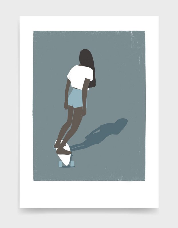Ragazza dello skateboard II