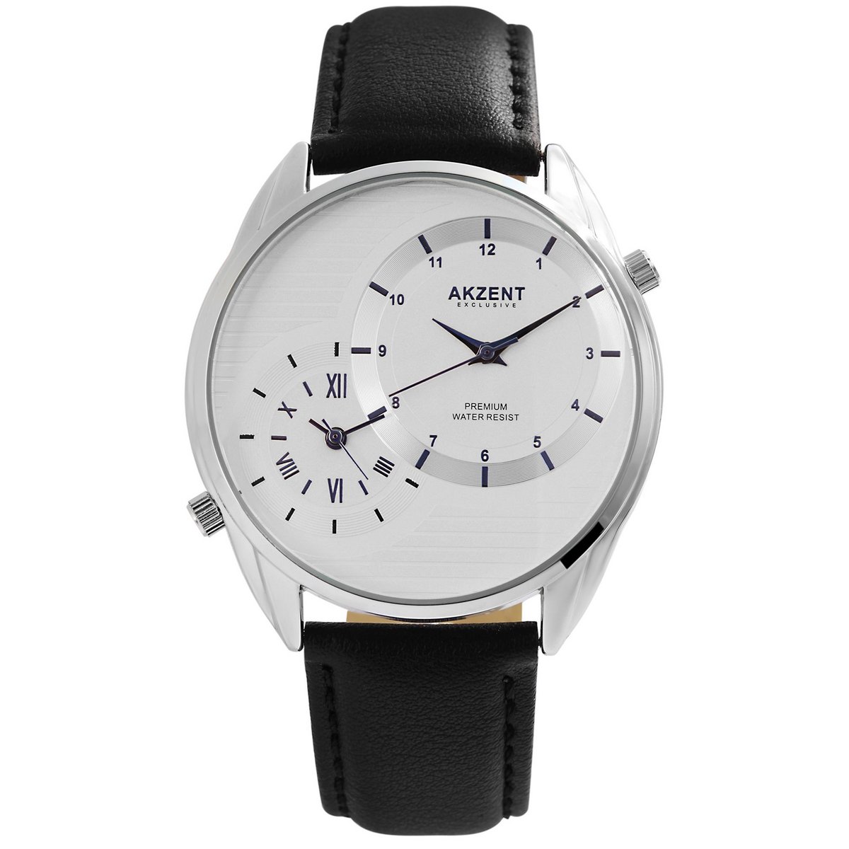 Orologio da uomo AKZENT EXCLUSIVE con cinturino in similpelle