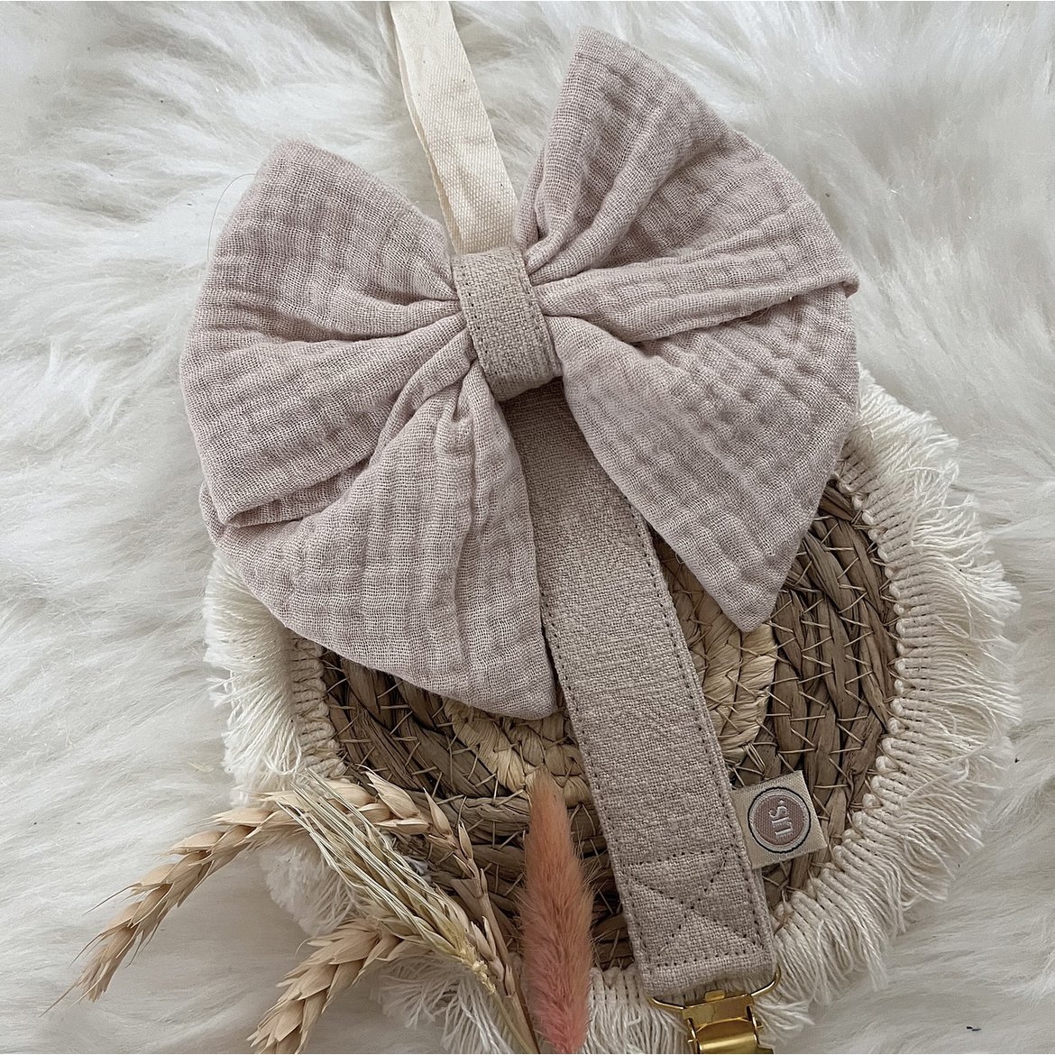 Sear Cord Deluxe Bow - Beige