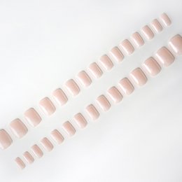 Gelzz Soft Gel Press On Short Blush Chrome (S22)
