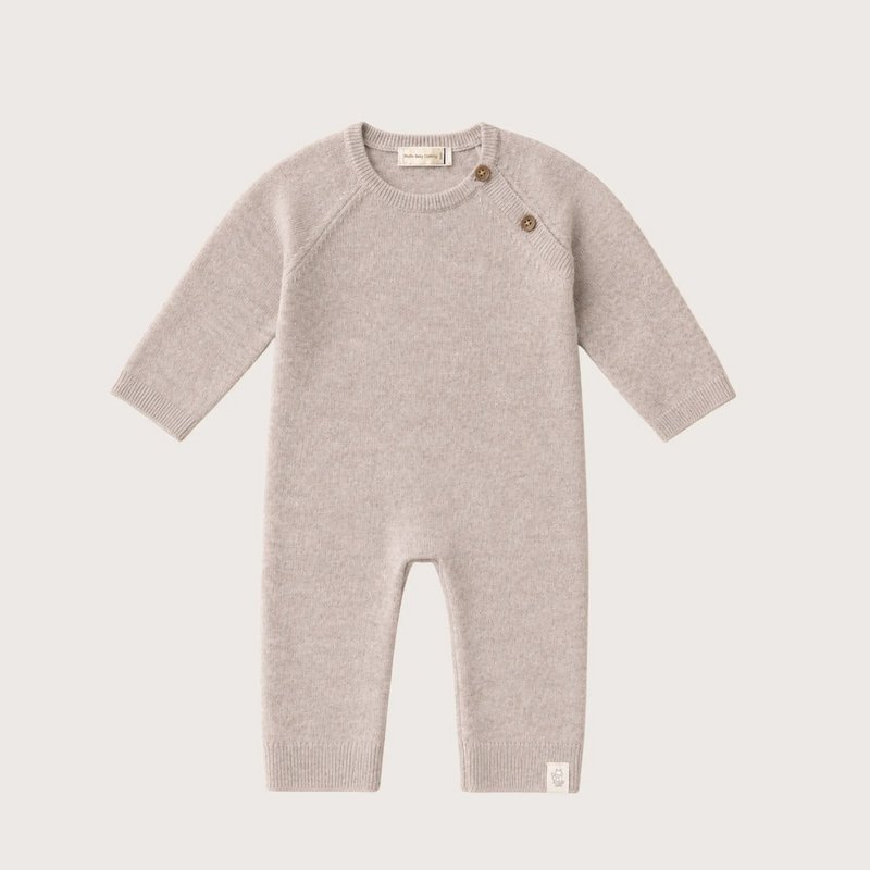 Jumpsuit Sky — Merino & Cashmere | Sand