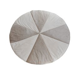 Okrągła mata patchworkowa „Cream Candy”