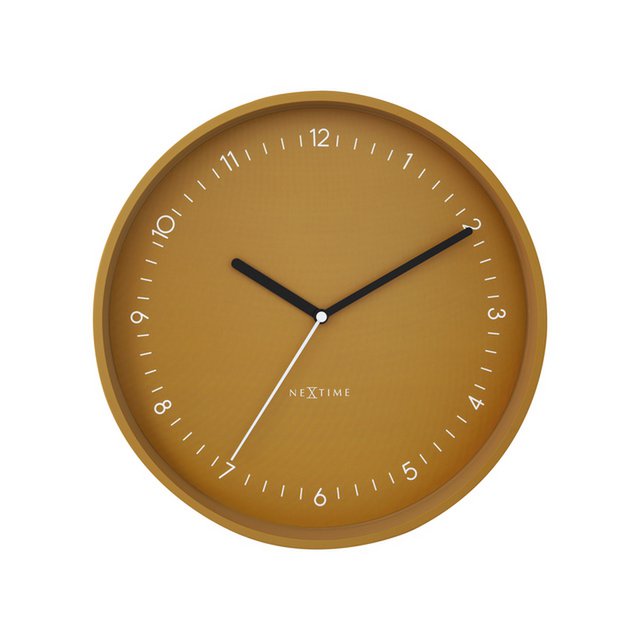 Zegar ścienny NeXtime Berlin 30 cm żółty