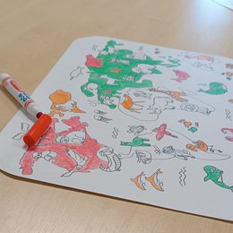 Pack 30 placemats + display
