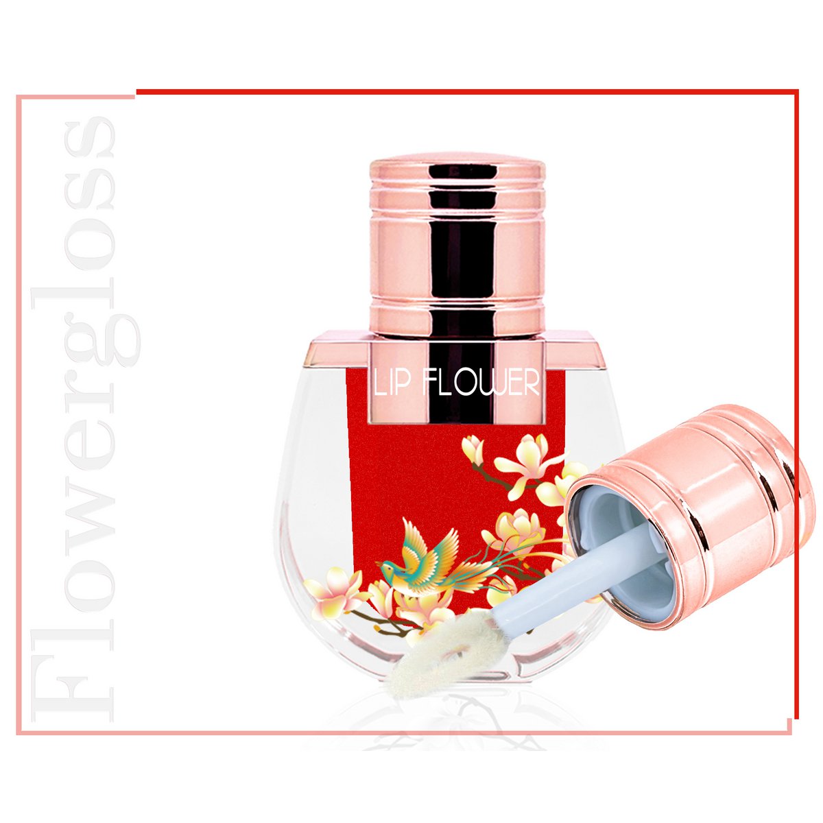 Flowergloss FG08 Strelitzia | lavet af frugt og grøntsager 💚 Vegansk uden titaniumdioxid "NYT"