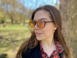 Niebieskie nakładki blokujące światło Lennon
